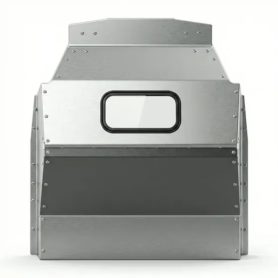 Cloison de séparation en aluminium CL-42 avec fenêtre