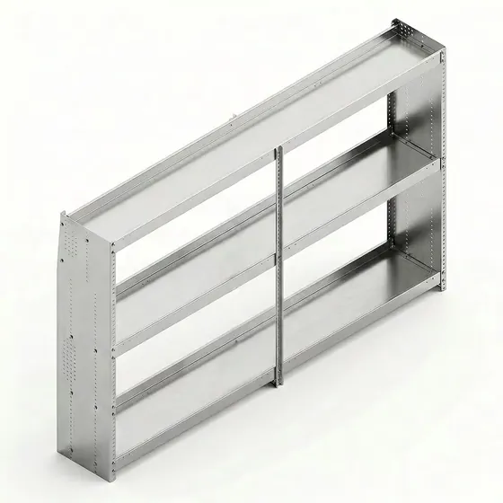 Étagère modulaire en aluminium avec angle EA-4616